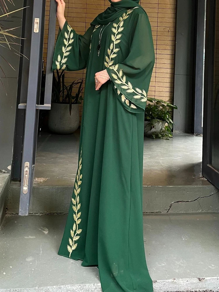 Black Lace Abaya
