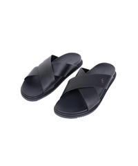 BOGA SLIDES - BLACK SANDALS