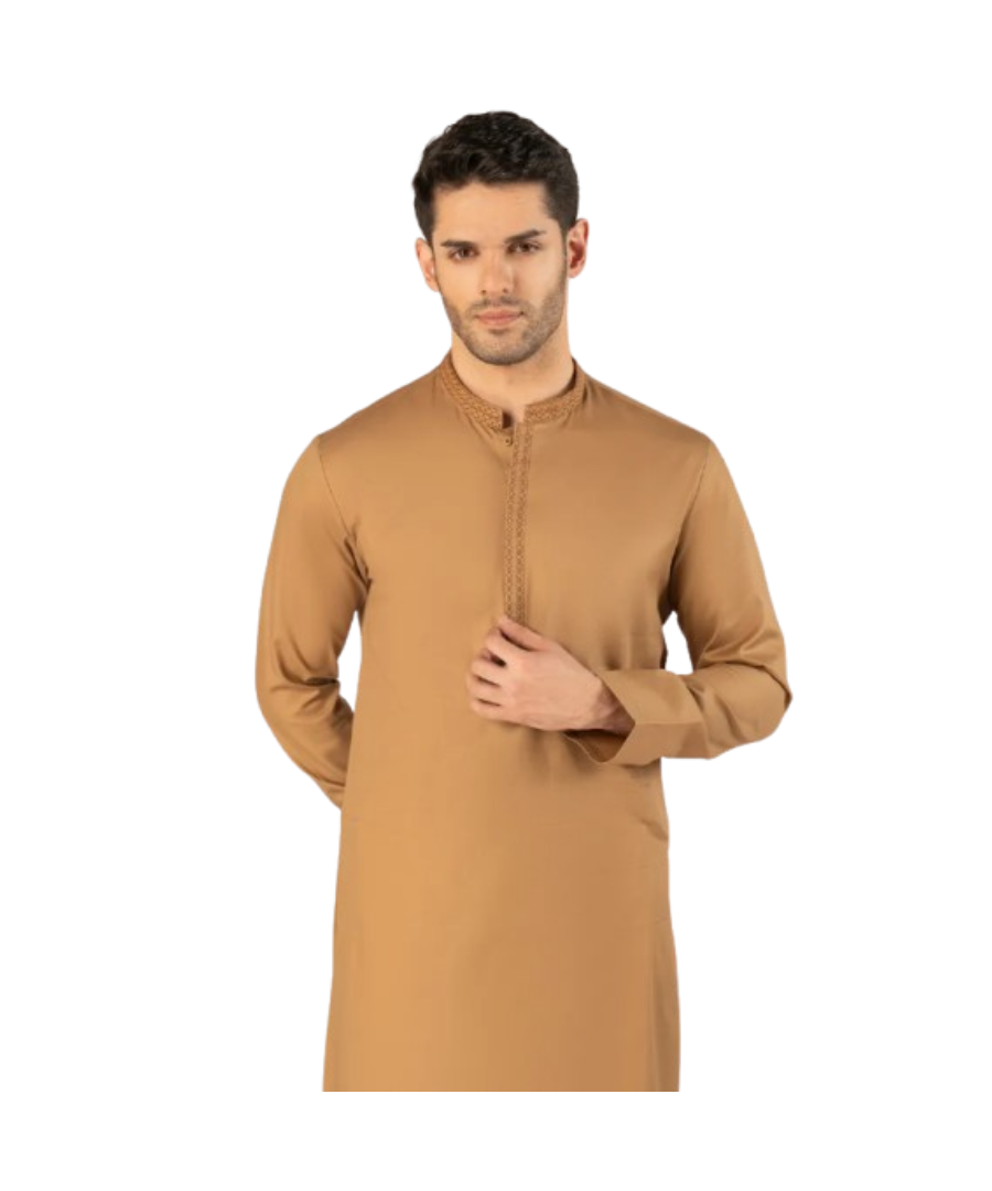 Caramel Blended Formal Kurta