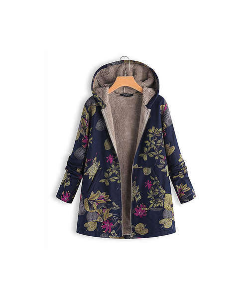 Double Breasted Long Sleeve Overcoat