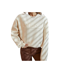 Drop Shoulder Embroidered Hoodie