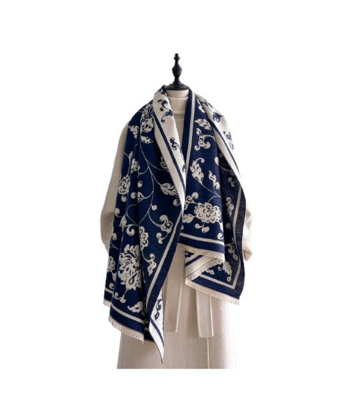 Floral Jacquard  Shawl