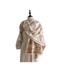 Floral Jacquard  Shawl