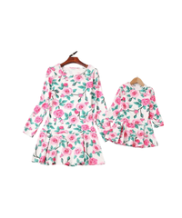 Floral Mom Daughter Dresses