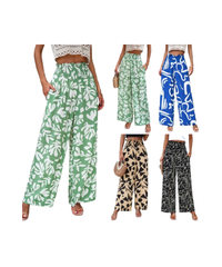 Floral Loose Fit Pants