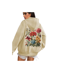 Floral Women's Long Sleeves Hoodie