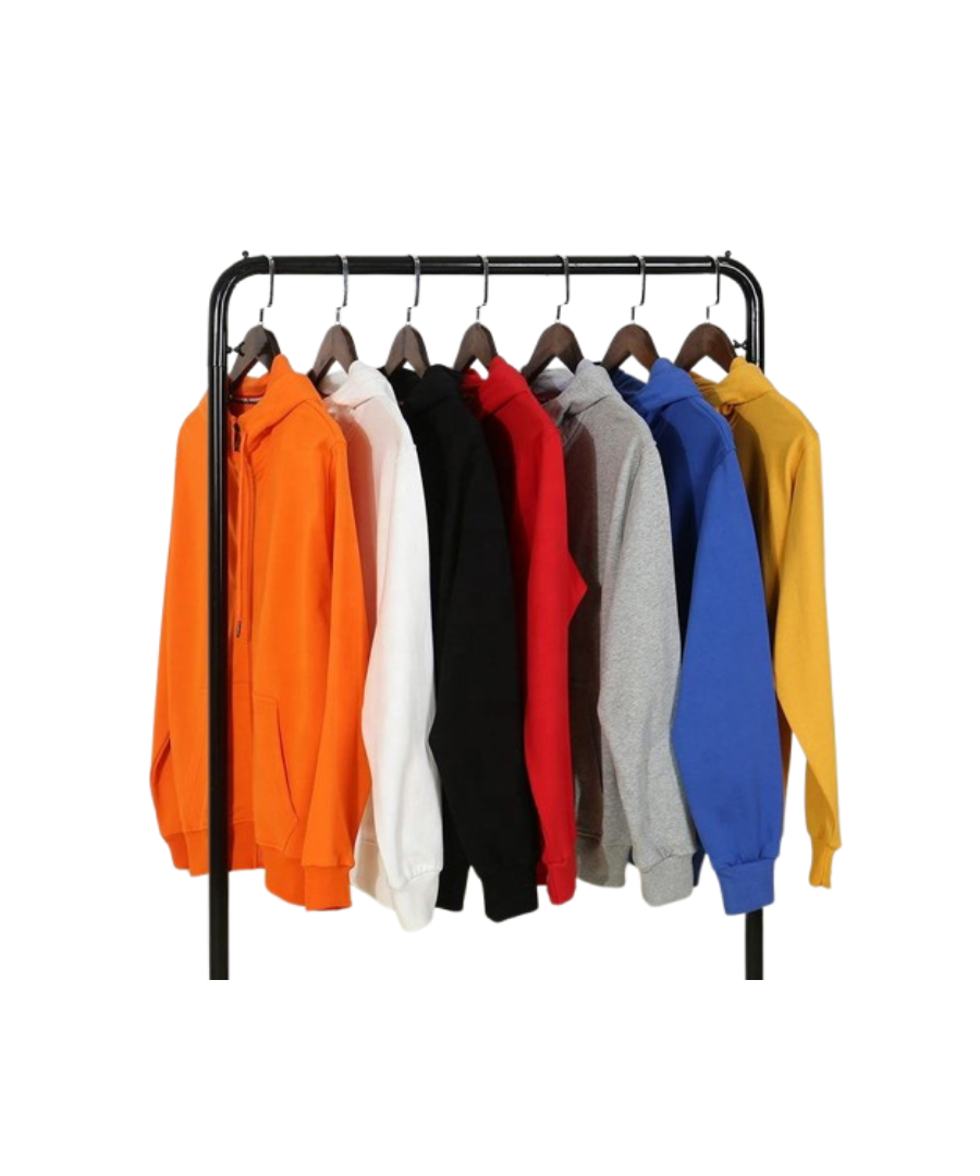 Full Zip up Hoodie Plus Size