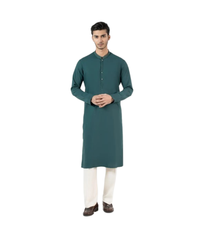 GREEN BLENDED SEMI-FORMAL KURTA