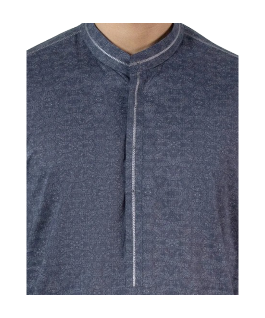 GREY BLENDED FORMAL KURTA