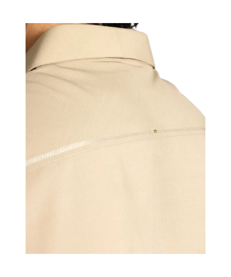 KHAKI BLENDED KAMEEZ SHALWAR