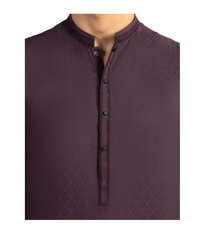 PURPLE BLENDED SEMI-FORMAL KURTA