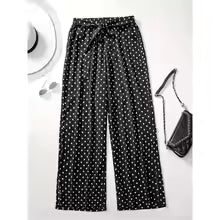 Polka Dot Printed Pants