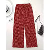 Polka Dot Printed Pants