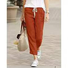 Printed Wide Leg Trousers