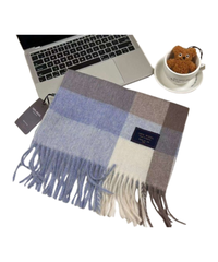 Striped Winter Shawl