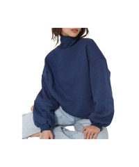 Turtleneck Pullover Hoodie