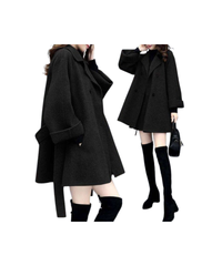 A-line Midi Long Coat Women
