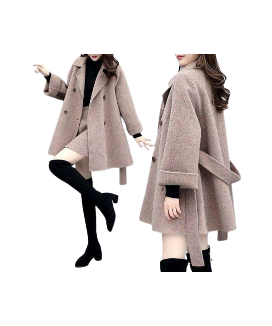 A-line Midi Long Coat Women
