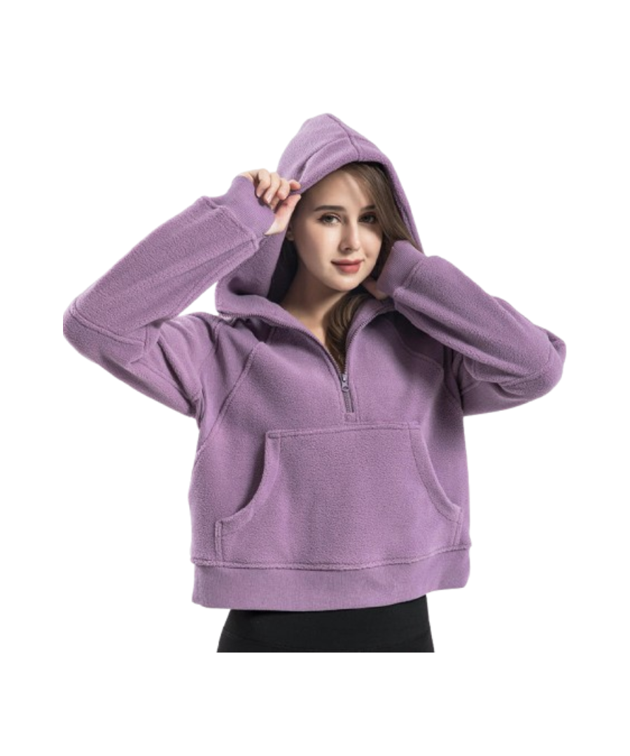 Women's Half Zipper Sweatshirt