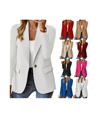 Women's Long Sleeve Office Blazers